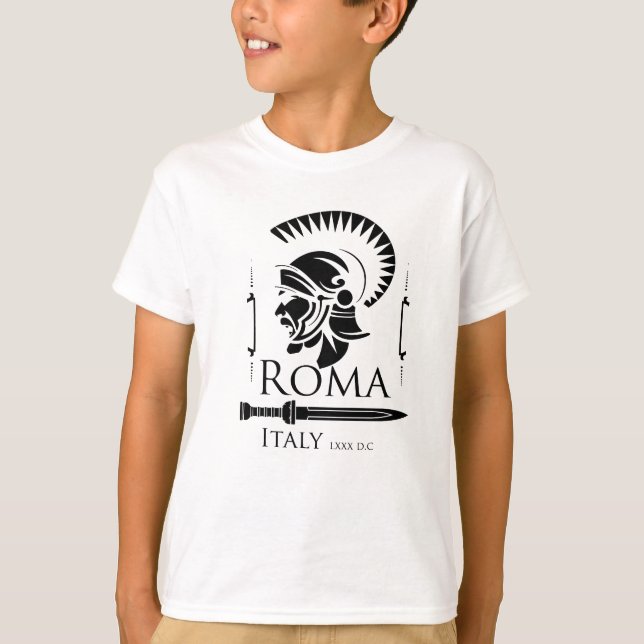 T-shirt Armée romaine - légionnaire avec Gladio (Devant)