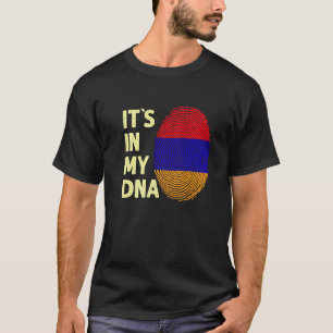 T-shirt Arménie Dans Mon Équipe Drapeau Arménien Adn Armén