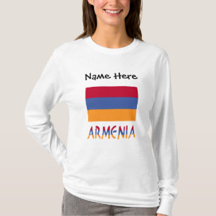 T-shirt Arménie et drapeau arménien Personnalisés