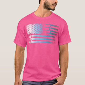T-shirt Armes à feu Drapeau Anciens Combattants Distants R