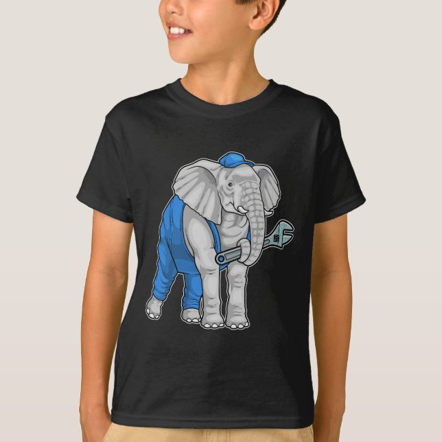 T-shirt Armoire mécanique éléphante (Devant)