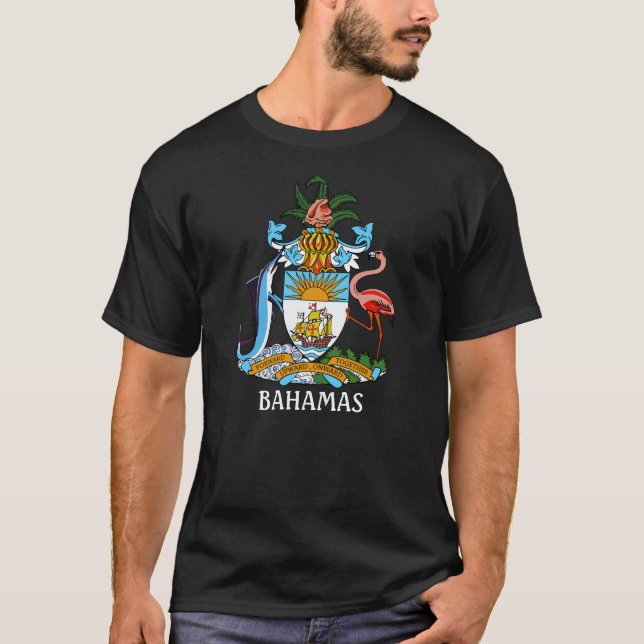 T-shirt Armoiries - Bahamas (Devant)