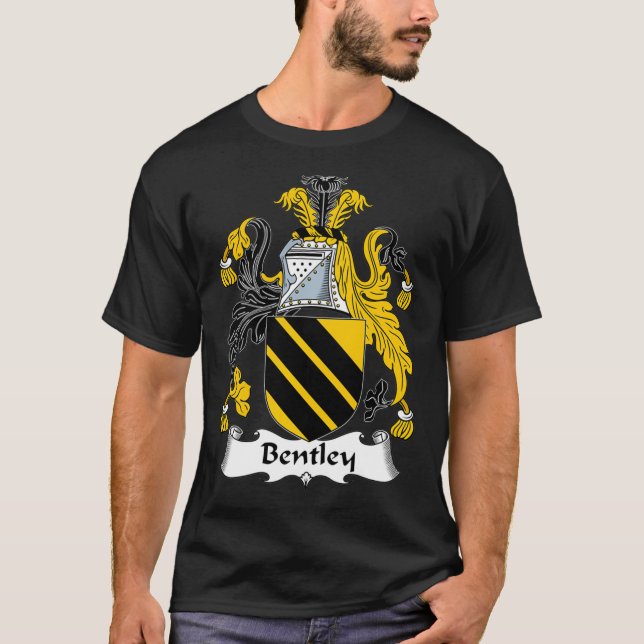 T-shirt Armoiries de Bentley Armoiries de la famille (Devant)