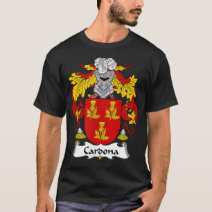 T-shirt Armoiries de Cardona Famille Crest 