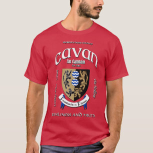 T-shirt Armoiries de Cavan Ireland Irish Crest