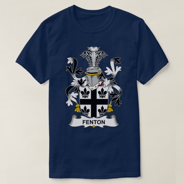 T-shirt Armoiries de Fenton Famille Crest 1 (Design devant)