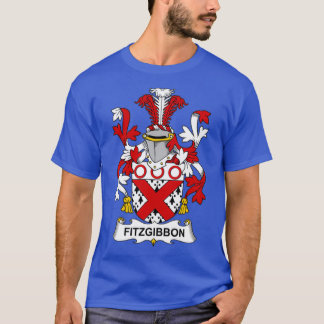 T-shirt Armoiries de Fitzgibbon Armoiries de famille Crest