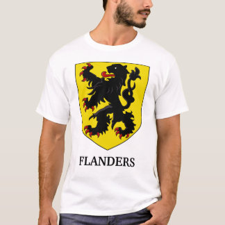T-shirt Armoiries de Flandre Lion Héraldique
