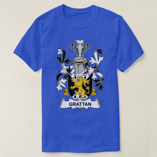 T-shirt Armoiries de Grattan Cimier familial (Design devant)