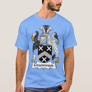 T-shirt Armoiries de Greenwood Armoiries de la famille Cre