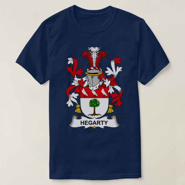 T-shirt Armoiries de Hegarty Caserne de famille (Design devant)