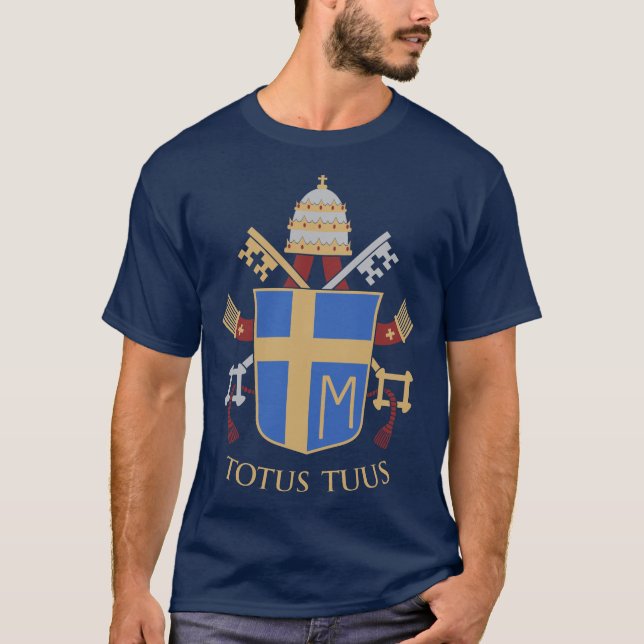 T-shirt Armoiries de Jean-Paul II (Devant)