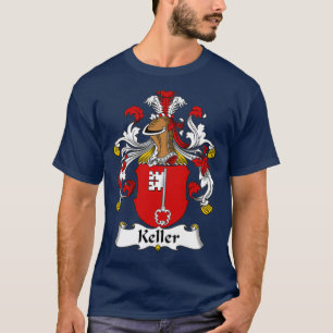 T-shirt Armoiries de Keller Armoiries de la famille Crest