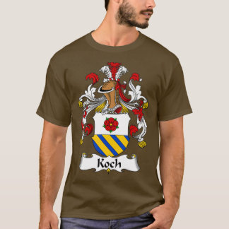 T-shirt Armoiries de Koch Coat Famille Crest