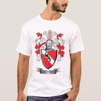 T-shirt Armoiries de la famille Davies Crest