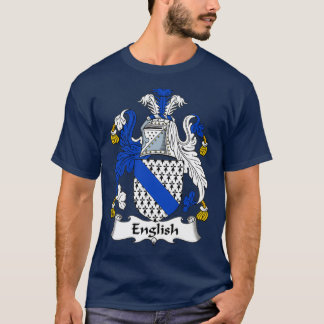 T-shirt Armoiries de l'anglais Famille Crest