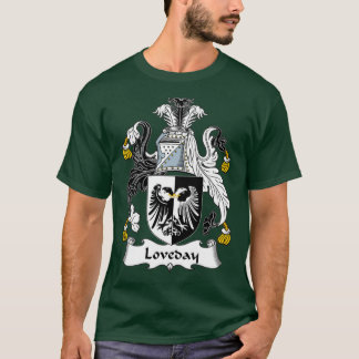 T-shirt Armoiries de Loveday Family Crest