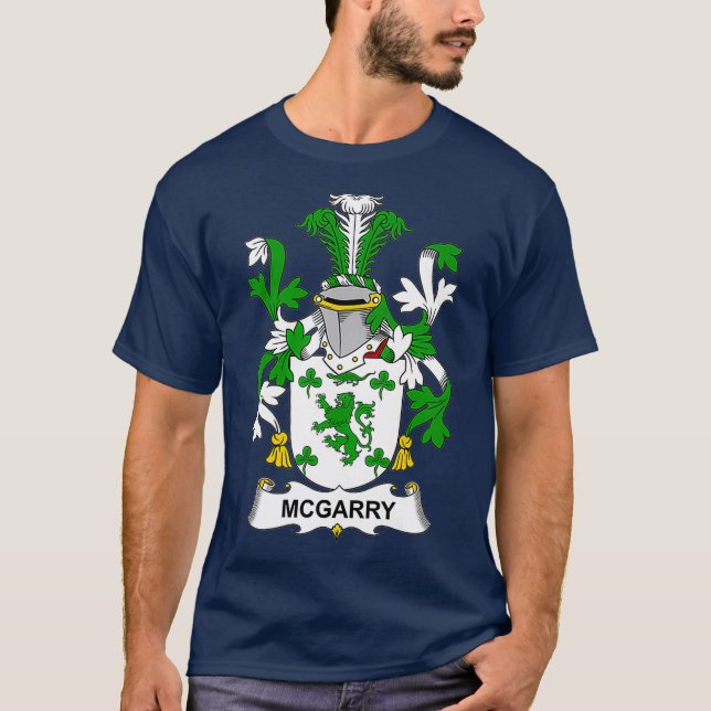 T-shirt Armoiries de McGarry Crest de famille (Devant)