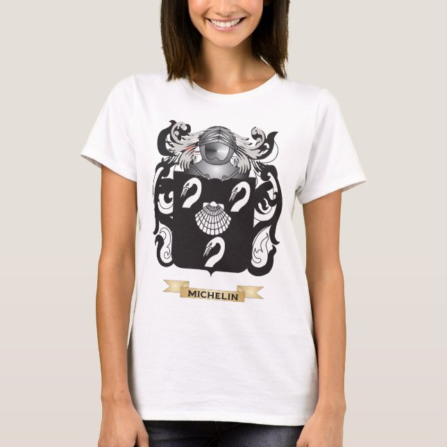 T-shirt Armoiries de Michelin (Armoiries de la famille) (Devant)