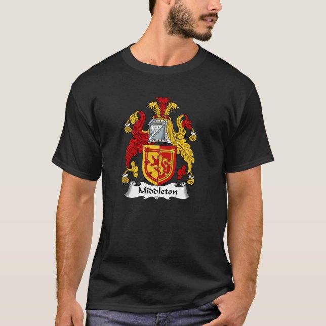 T-shirt Armoiries de Middleton Middleton Family Crest (Devant)