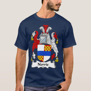 T-shirt Armoiries de Norris Armoiries de la famille Crest