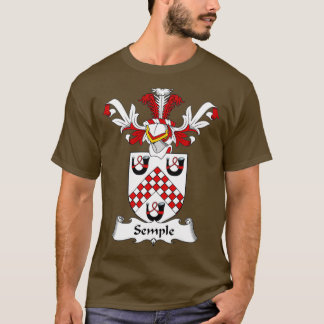 T-shirt Armoiries de Semple Crest de famille