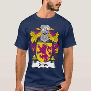 T-shirt Armoiries de Silva Crest de famille