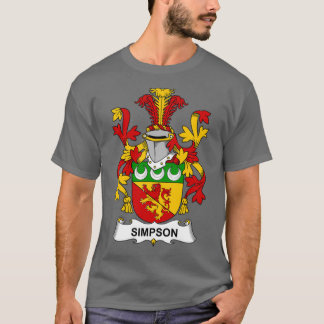 T-shirt Armoiries de Simpson Famille Crest