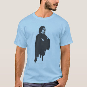 T-shirt Armoiries de Snape Severus croisées B-W