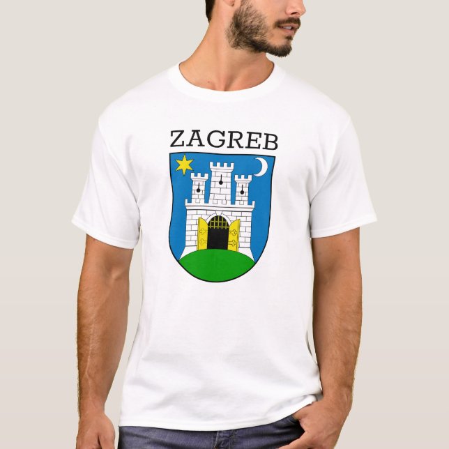 T-shirt Armoiries de Zagreb (Devant)