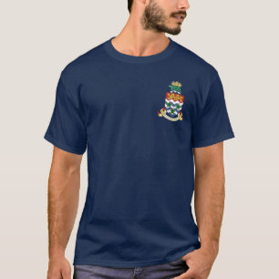 T-shirt Armoiries des îles Caïmans - poche