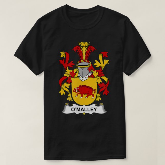 T-shirt Armoiries d'O'Malley Famille Crest  (Design devant)