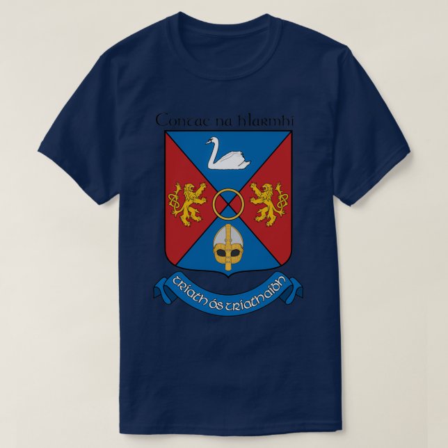 T-shirt Armoiries du comté de Westmeath Irlande (Design devant)