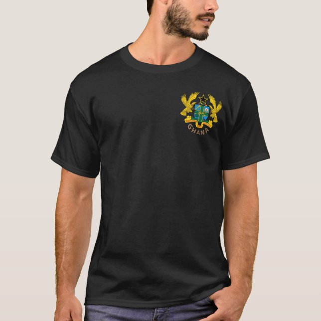 T-shirt Armoiries du Ghana (Devant)