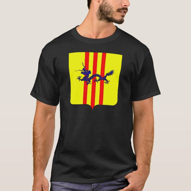 T-shirt Armoiries du Vietnam du Sud (1954 - 1955) (Devant)