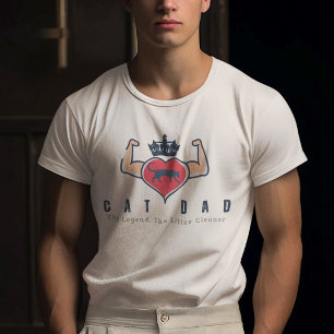 T-shirt Armoiries maçonnées avec couronne bleue pour papas