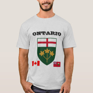 T-shirt Armoiries personnalisables de l'Ontario T Chemise