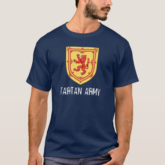T-shirt Armoiries royales de l'armée tartane écossaise T-S (Devant)