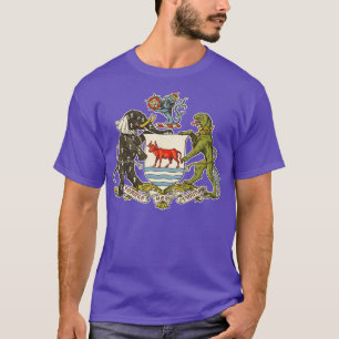 T-shirt Armoiries vintages en relief d'Oxford