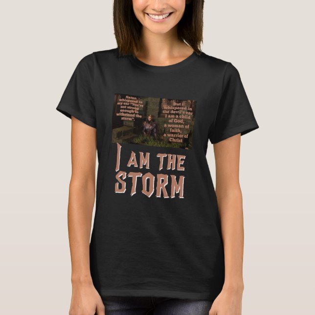 T-shirt Armure De Dieu Éphésiens 6 Jésus Fort (Devant)