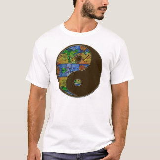 T-shirt Armure Yin-Yang de fleur