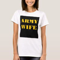T-Shirt Army Wife