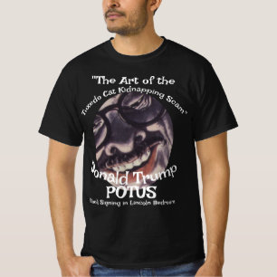 T-shirt Arnaque à l'enlèvement de chat smoking Art Donald