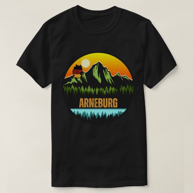 T-shirt Arneburg, Allemagne (Design devant)
