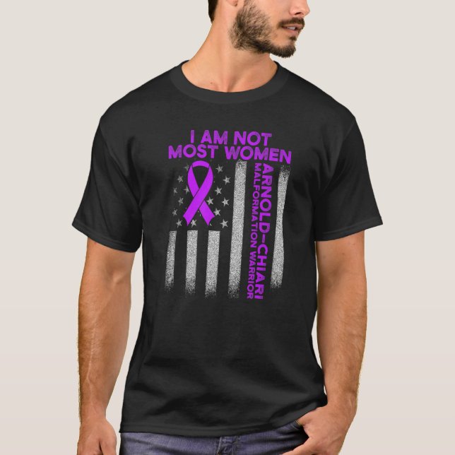 T-shirt Arnold Chiari Malformation Guerrier Amour Survivan (Devant)