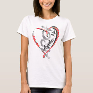 T-shirt Aroha Nui - Amour profond - blanc
