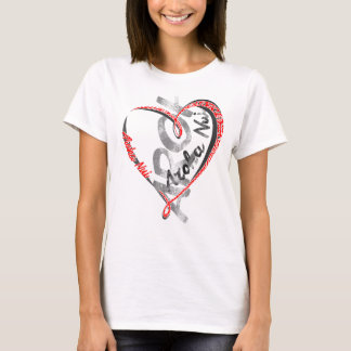 T-shirt Aroha Nui - Amour profond - blanc