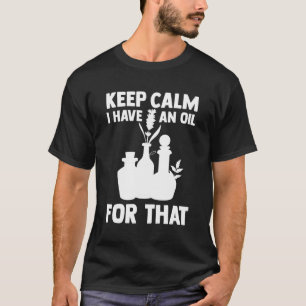 T-shirt Aromathérapie Huile Essentielle Conserver Le Calme