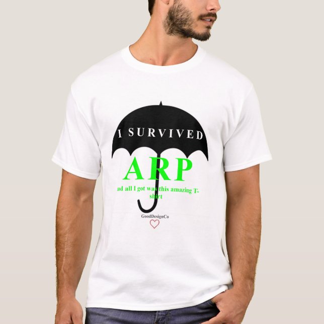 T-shirt Arp - L'Anti-HAARP chemise de karma de protection (Devant)