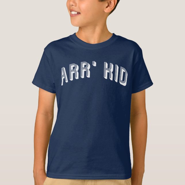 T-shirt Arr' Kid Our Kid Mancunien Manchester Slang (Devant)
